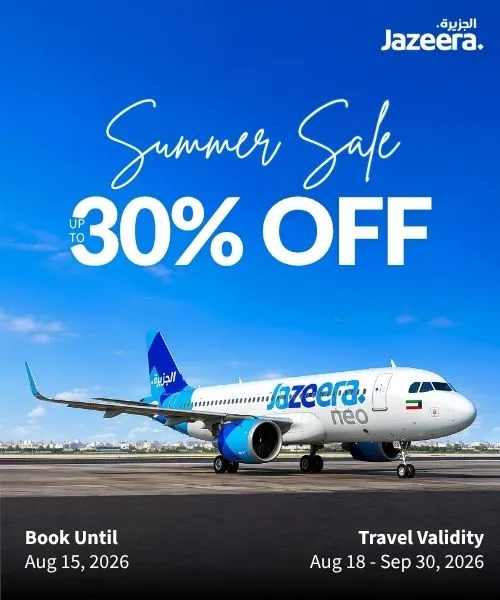 Jazeera Airways Sale at Sasto Tickets (sastotickets.com)
