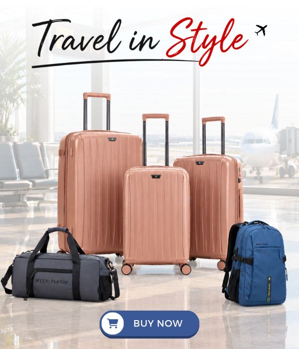 Offers in Sasto Tickets (sastotickets.com) - Luggage, Backpack, Duffle Bags - Travel Smart, Fly Comfortable